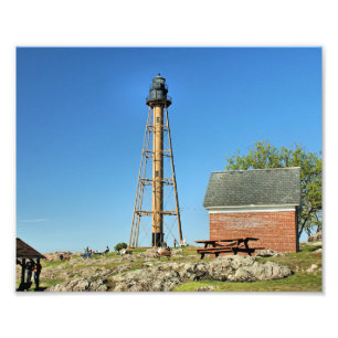 Marblehead Lighthouse, Massachusetts Photo Print Foto Afdruk