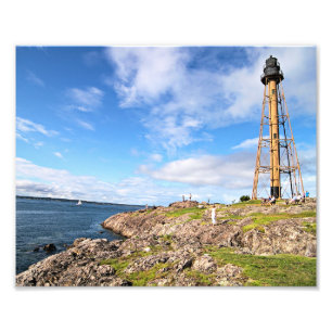Marblehead Lighthouse, Massachusetts Photo Print Foto Afdruk