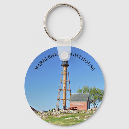 Marblehead Lighthouse, Massachusetts Sleutelhanger (Voorkant)