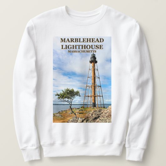 Marblehead Lighthouse, Massachusetts Sweatshirt (Design voorkant)