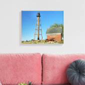 Marblehead Lighthouse Massachusetts Wrapped Canvas Afdruk (Insitu (Woonkamer))