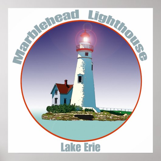 Marblehead Lighthouse Poster (Voorkant)