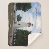 Marblehead Lighthouse sherpa blanket Sherpa Deken (Voorkant)