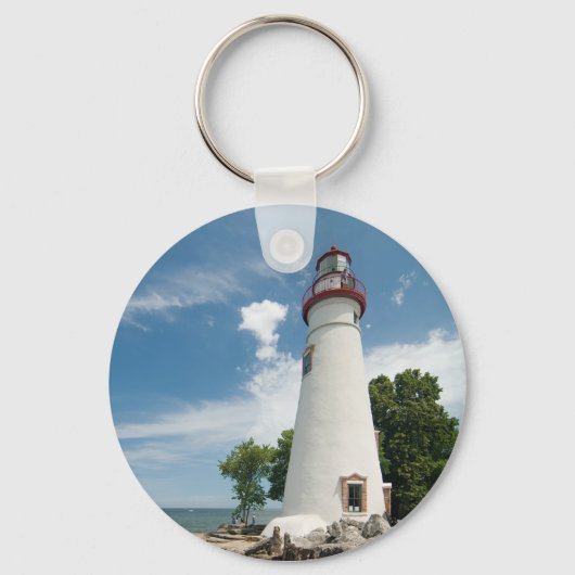 Marblehead Lighthouse, Sleutelhanger Ohio (Voorkant)