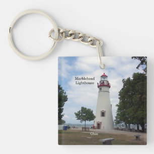 Marblehead Lighthouse-sleutelketen Sleutelhanger