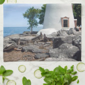 Marblehead Lighthouse Theedoek (Gevouwen)