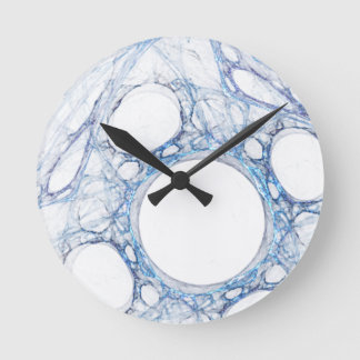 MarbleIce Abstracte Art Wall-klok Ronde Klok