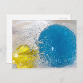 Marbles bevroren briefkaart (Voorkant / Achterkant)