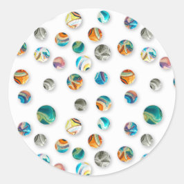 Marbles Ronde Sticker