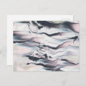 Marbling V Crop Briefkaart (Voorkant / Achterkant)