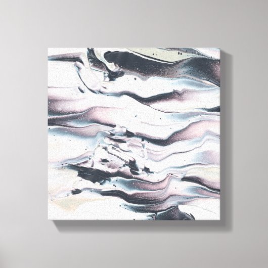 Marbling V Crop Canvas Afdruk (Voorkant)