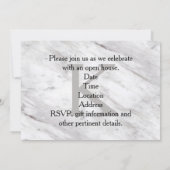 Marbre 3 - Faire-part de diplôme de l'école photo (Dos)