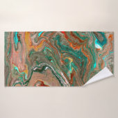 Marbre abstrait arrière - plan acrylique. Marbling (Serviette de bain)