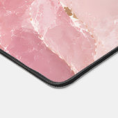 Marbre Abstrait en Quartz Rose Luxueux (Coin)