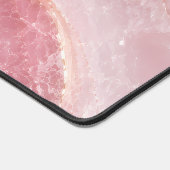 Marbre Abstrait en Quartz Rose Luxueux (Coin)