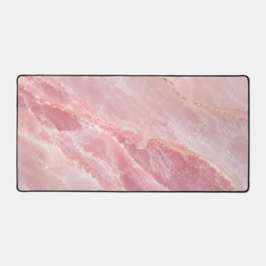 Marbre Abstrait en Quartz Rose Luxueux (Recto)