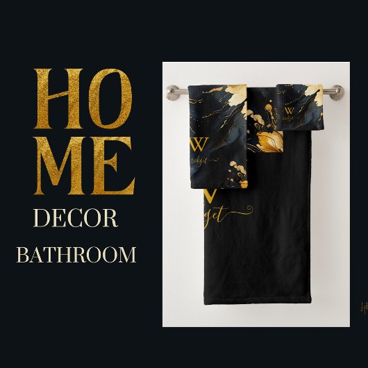 marbre abstrait or noir