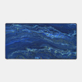 Marbre acrylique bleu marine et marbre d'or Faux (Recto)