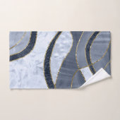 Marbre Agate Gold Glam 8 - paysage (Serviette à main)