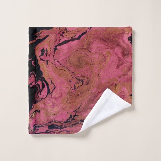 Marbre, aquarelle (Gant de toilette)