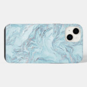 Marbre Argent Aqua Bleu (Verso Horizontal)