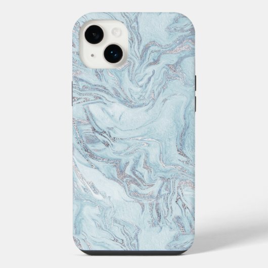 Marbre Argent Aqua Bleu (Verso)