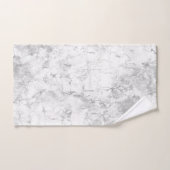 Marbre argenté élégant (Serviette à main)