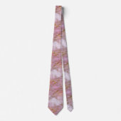 MARBRE ART DÉCO MODÈLE ROSE LILAC CRAVATE (Devant)