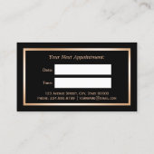 Marbre blanc Beauté Salon Coiffeur Rendez-vous (Dos)