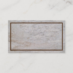 Marbre blanc Carte de visite texturé