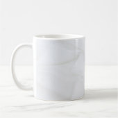 Marbre blanc classique Mug (Gauche)