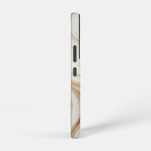 Marbre blanc classique Samsung Galaxy S22 Coque (Côté droit)