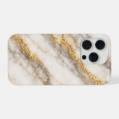 Marbre blanc de Calacatta Luxe avec veines dorées (Verso Horizontal)