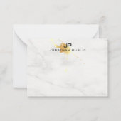 Marbre blanc de Modèle Monogram Gold (Devant)