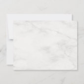 Marbre blanc Elegant Gold Splash Monogram Modèle (Dos)