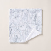 Marbre blanc et gris (Gant de toilette)