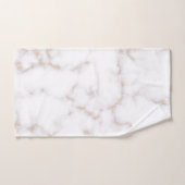 Marbre blanc et or (Serviette à main)