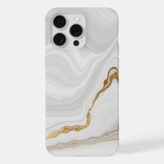 Marbre blanc et or élégant (Verso)