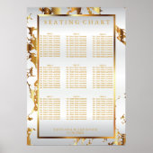 Marbre blanc et or - Tableau de sièges (9) (Devant)