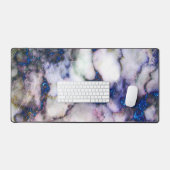 Marbre blanc Et Parties scintillant Rose Et Bleu (Clavier et souris)
