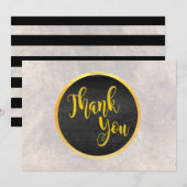 Marbre blanc Mariage Merci (Devant / Derrière)