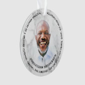 Marbre blanc Moderne En Mémoire Amoureuse Hommage  (devant)