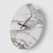 Marbre blanc Motif horloge murale (Angle)