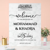 Marbre blanc Nikah Mariage musulman Bienvenue (Mariage)