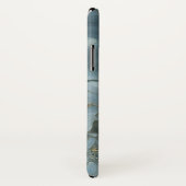 Marbre blanc personnalisé Iphone x coque (Dos/Droite)