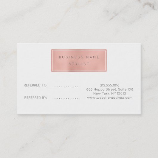 Marbre blanc Rose de  de la carte de référence du  (Dos)