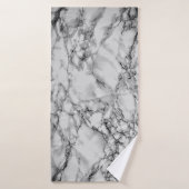 Marbre blanc Stone tendance - (Serviette de bain)