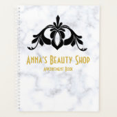 Marbre blanc sur mesure Beauté Boutique Carnet de  (Devant)