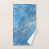 Marbre bleu Abstrait (Serviette à main)