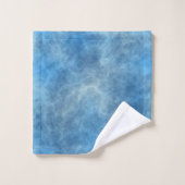 Marbre bleu Abstrait (Gant de toilette)